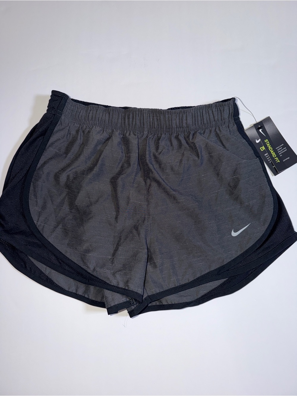 Nike Women’s Black and Gray Athletic Running Shorts